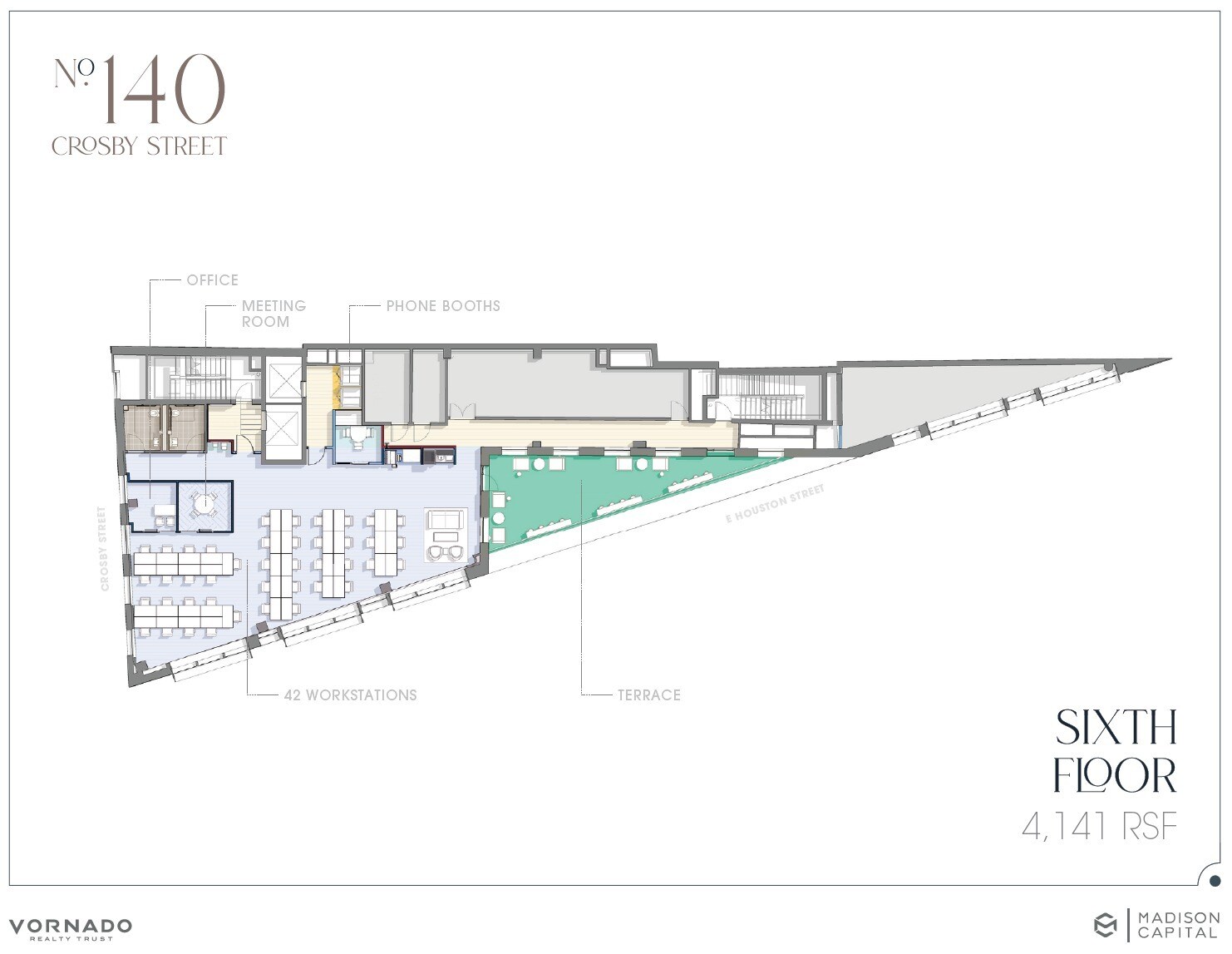 140 Crosby St, New York, NY for lease Floor Plan- Image 1 of 5