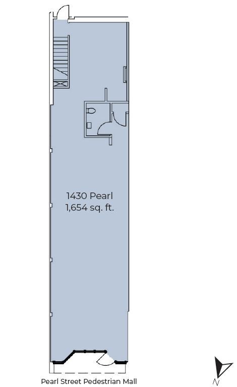 1430 Pearl St, Boulder, CO for lease Floor Plan- Image 1 of 3