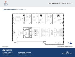 2525 McKinnon St, Dallas, TX for lease Floor Plan- Image 1 of 1