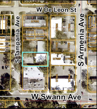 608 S Tampania Ave, Tampa, FL - aerial  map view