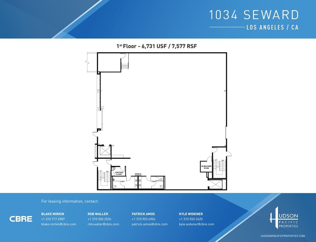 1034 Seward St, Los Angeles, CA for sale Floor Plan- Image 1 of 1