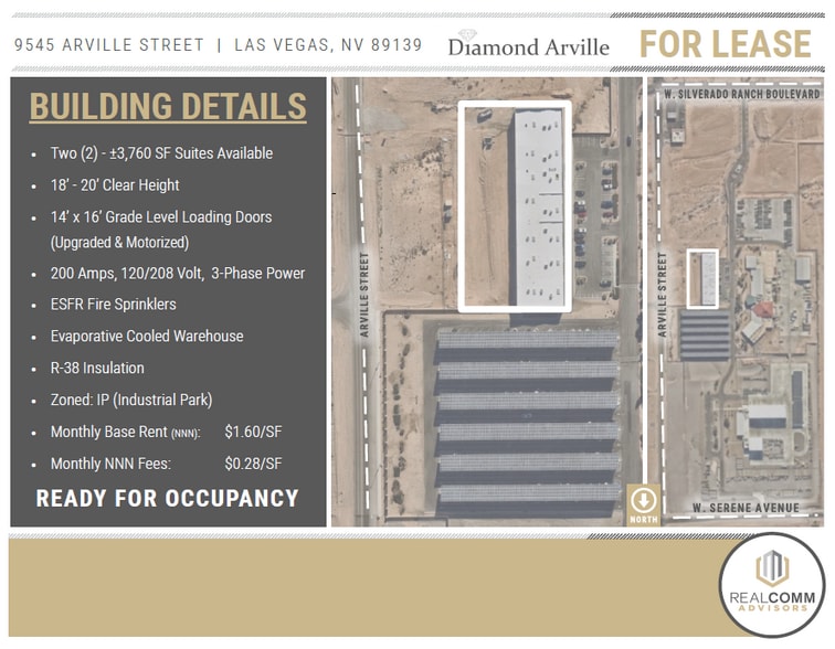 9545 Arville St, Las Vegas, NV for lease - Building Photo - Image 2 of 7