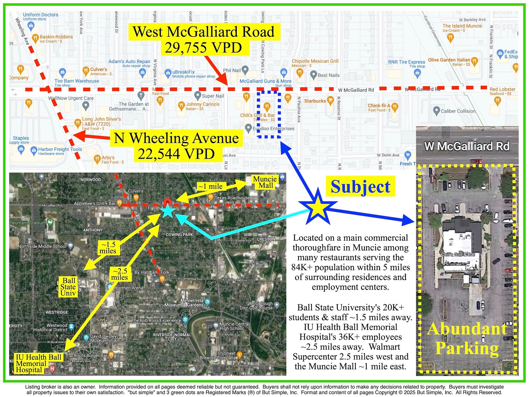 809 W McGalliard Rd, Muncie, IN for sale Aerial- Image 1 of 1