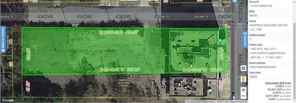 1600 Fairfield Ave, Shreveport, LA - aerial  map view