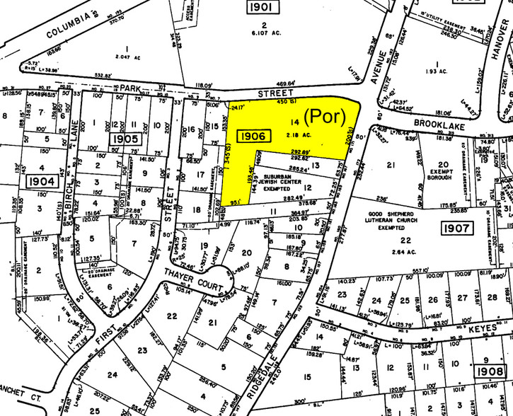 171 Ridgedale Ave, Florham Park, NJ for lease - Plat Map - Image 2 of 28