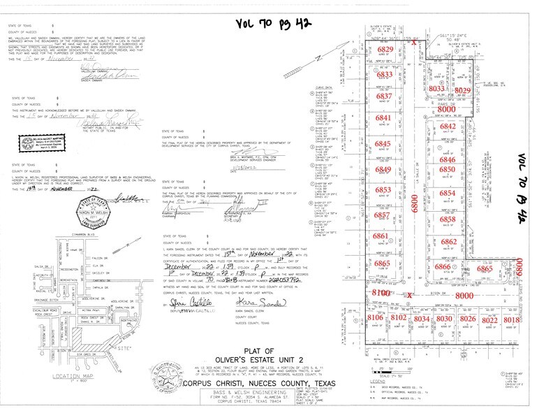 8010 Bison Dr, Corpus Christi, TX for sale - Site Plan - Image 2 of 2