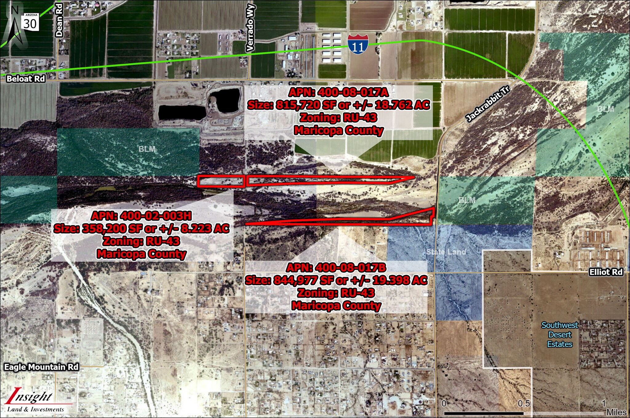 Elliot Rd & Tuthill Rd, Buckeye, AZ for sale Primary Photo- Image 1 of 1