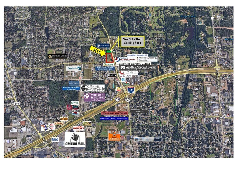 Summerhill Rd & Moores Ln, Texarkana, TX for sale - Building Photo - Image 1 of 1