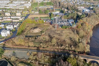 28 Winston Rd, Galashiels, SCB - AERIAL  map view