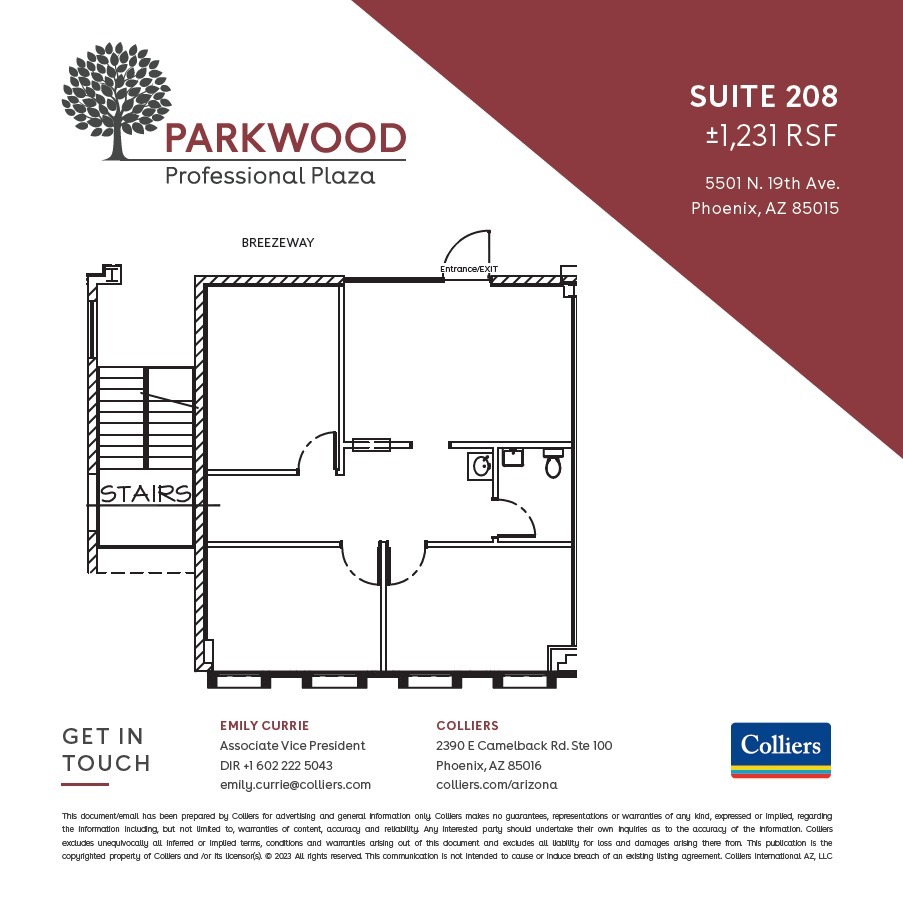 5501 N 19th Ave, Phoenix, AZ for lease Floor Plan- Image 1 of 1