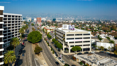 640 S San Vicente Blvd, Los Angeles, CA - aerial  map view