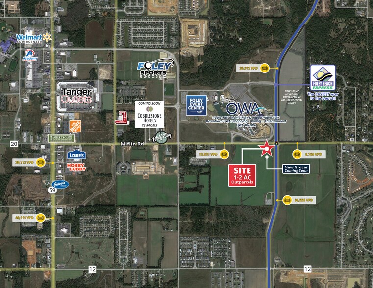 Miflin, Foley, AL for sale - Aerial - Image 1 of 1