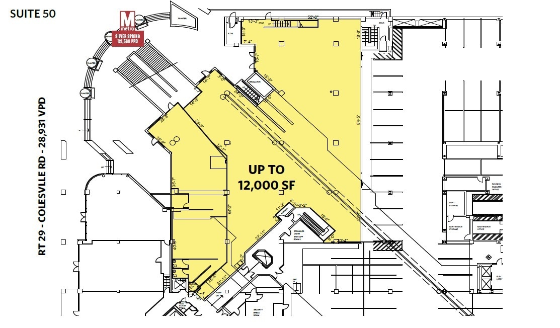 8405 Colesville Rd, Silver Spring, MD for lease Floor Plan- Image 1 of 1