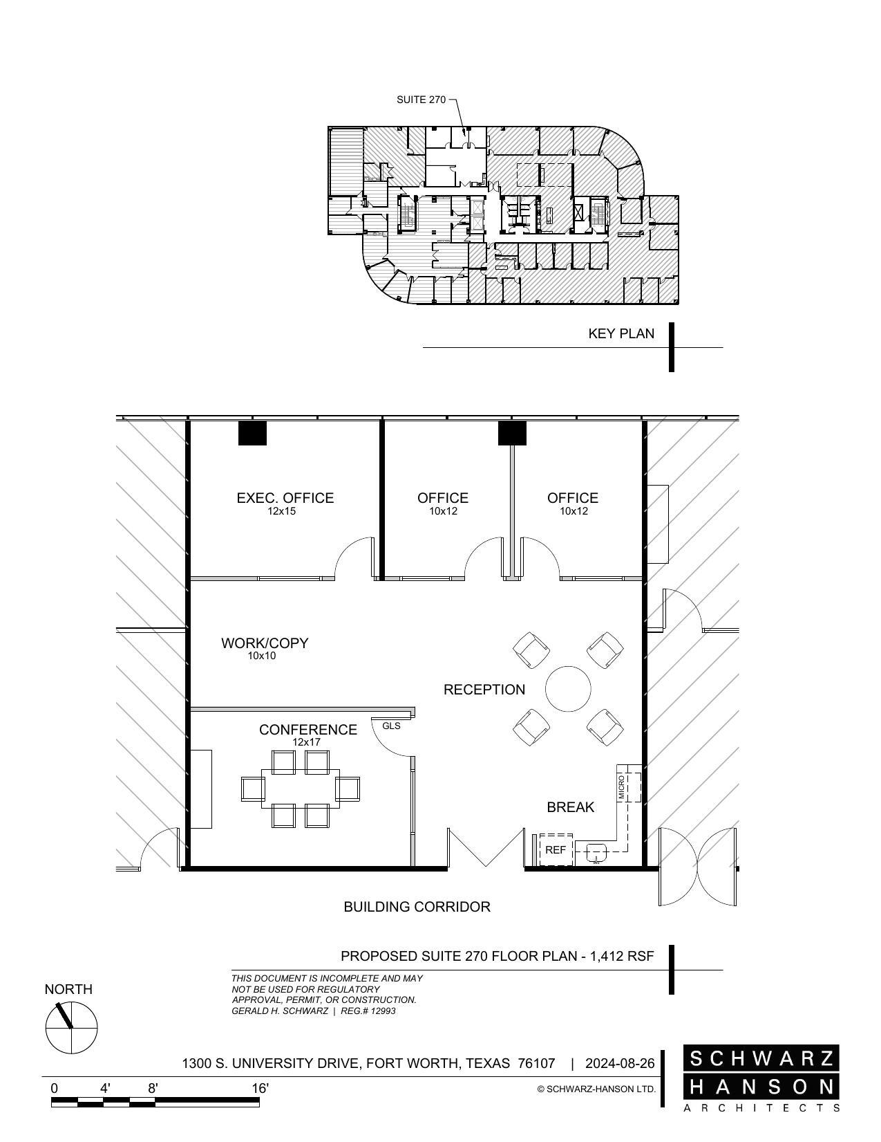 1300 S University Dr, Fort Worth, TX for lease Floor Plan- Image 1 of 1