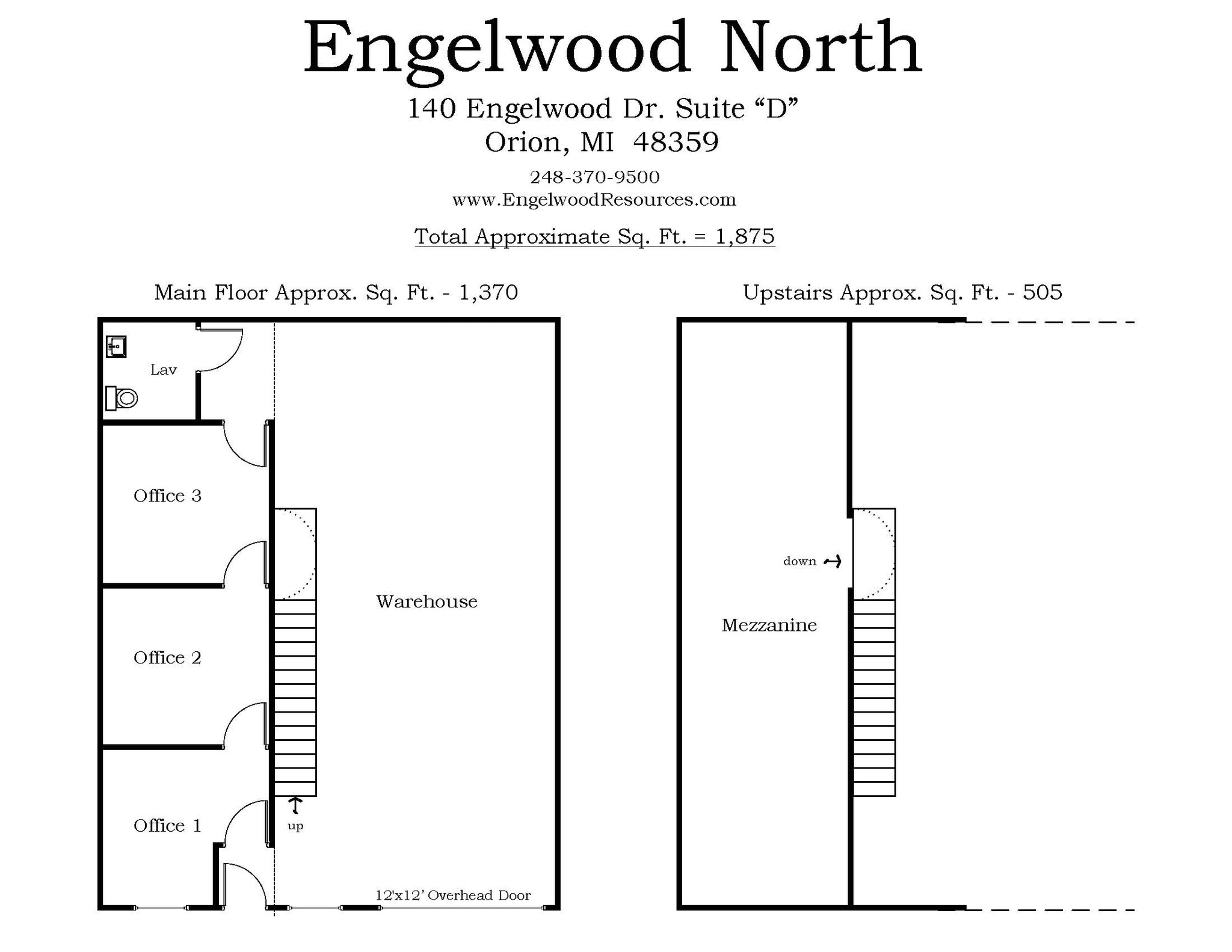 40 Engelwood Dr, Lake Orion, MI for lease Floor Plan- Image 1 of 1