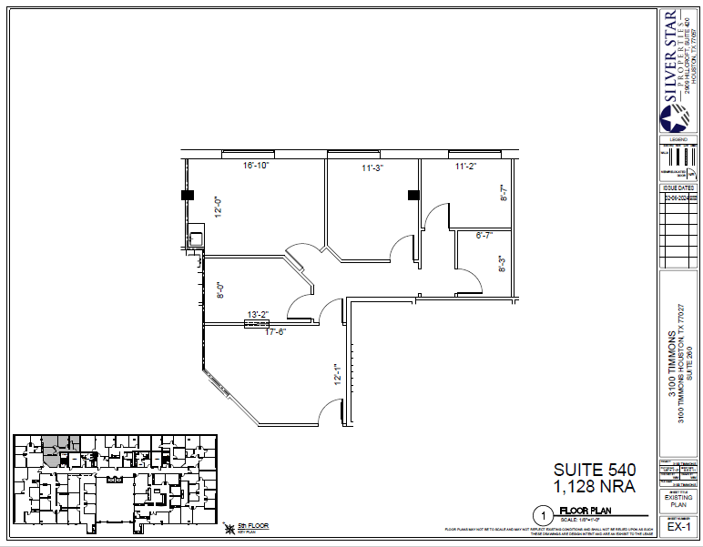 3100 Timmons Ln, Houston, TX for lease Floor Plan- Image 1 of 1