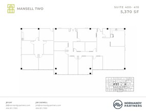 3650 Mansell Rd, Alpharetta, GA for lease Floor Plan- Image 2 of 2