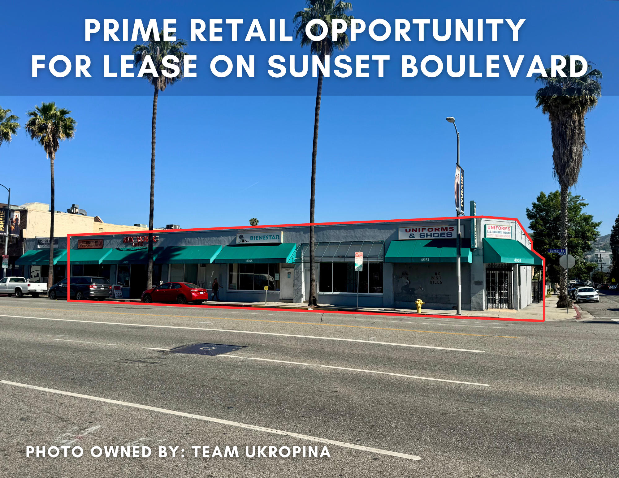 4951-4963 W Sunset Blvd, Los Angeles, CA for lease Building Photo- Image 1 of 8