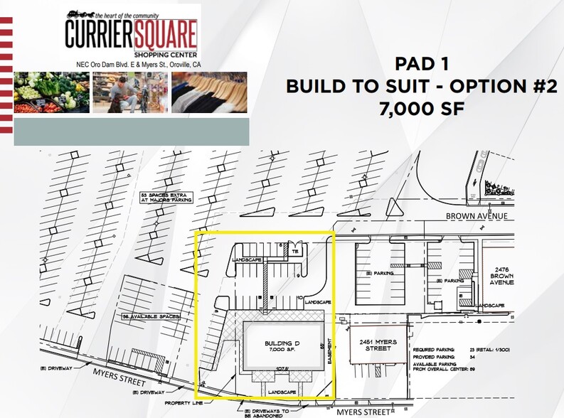 Myers St, Oroville, CA for lease - Site Plan - Image 3 of 4