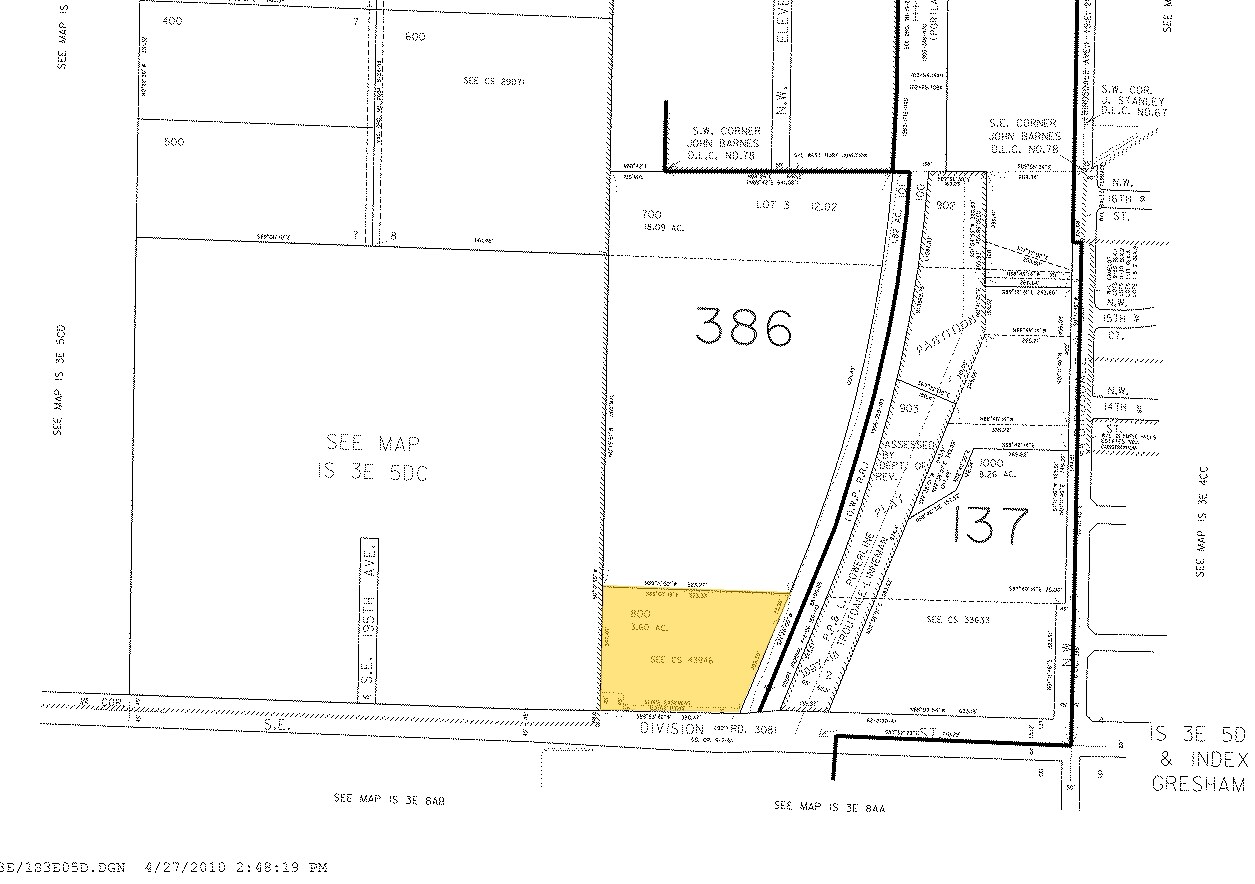 2501-2573 NW Division St, Gresham, OR for sale Plat Map- Image 1 of 1