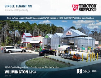 More details for 3400 Castle Hayne Rd, Castle Hayne, NC - Retail for Sale