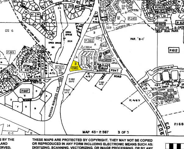 8178 Lark Brown Rd, Elkridge, MD for lease - Plat Map - Image 2 of 11