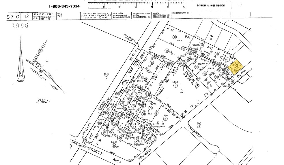 3101 Pomona Blvd, Pomona, CA for lease - Plat Map - Image 3 of 25