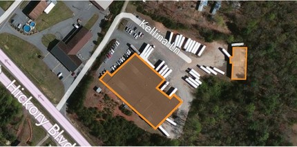 3305 Kellina Ln, Hudson, NC - aerial  map view