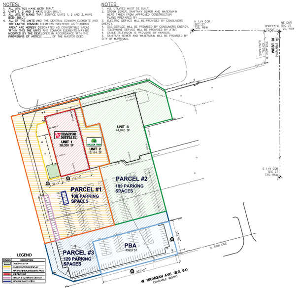 15861 W Michigan Ave, Marshall, MI for lease - Site Plan - Image 2 of 20