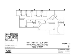 1601 Main St, Richmond, TX for lease Floor Plan- Image 1 of 1