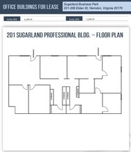 201-203 Elden St, Herndon, VA for lease Floor Plan- Image 1 of 1