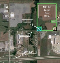 5615 E Highway 66, El Reno, OK - AERIAL  map view