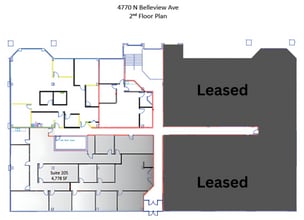 4770 N Belleview Ave, Kansas City, MO for lease Floor Plan- Image 1 of 2