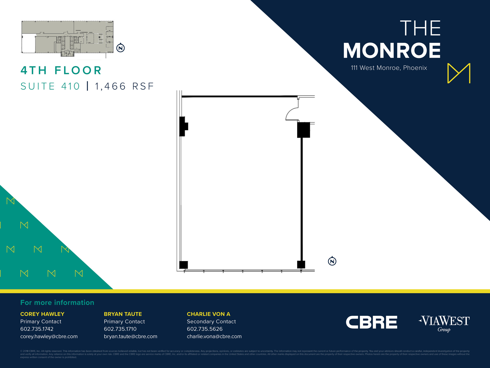 111 W Monroe St, Phoenix, AZ for sale Floor Plan- Image 1 of 1