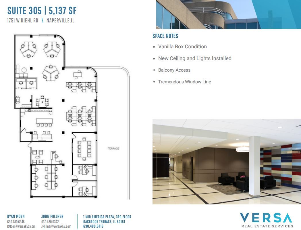 1751-1771 W Diehl Rd, Naperville, IL for lease Floor Plan- Image 1 of 1