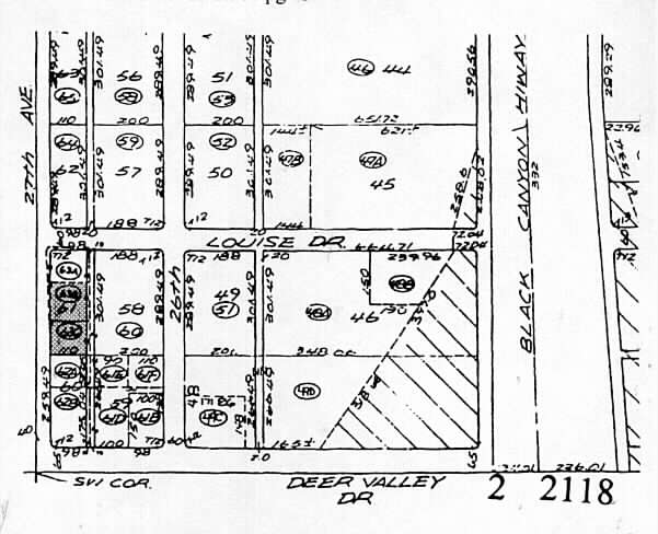 21831-21837 N 27th Ave, Phoenix, AZ for lease - Plat Map - Image 3 of 3