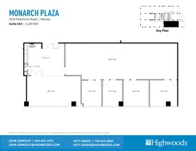 3414 Peachtree Rd NE, Atlanta, GA for lease Site Plan- Image 1 of 7