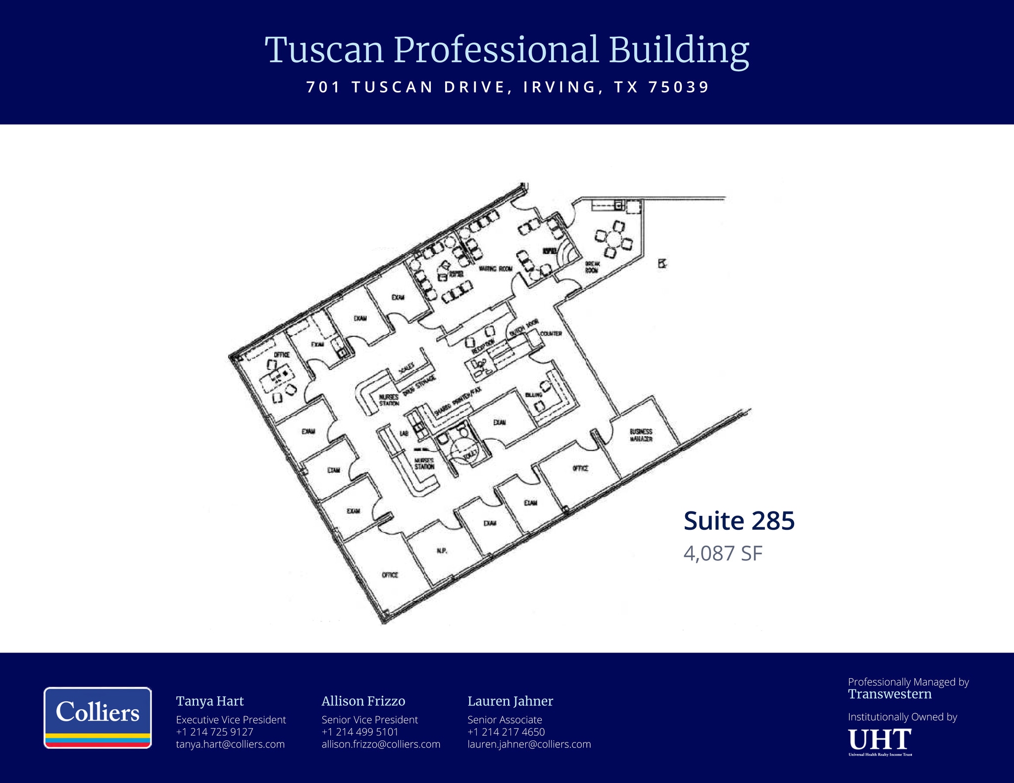 701 Tuscan Dr, Irving, TX for lease Floor Plan- Image 1 of 1
