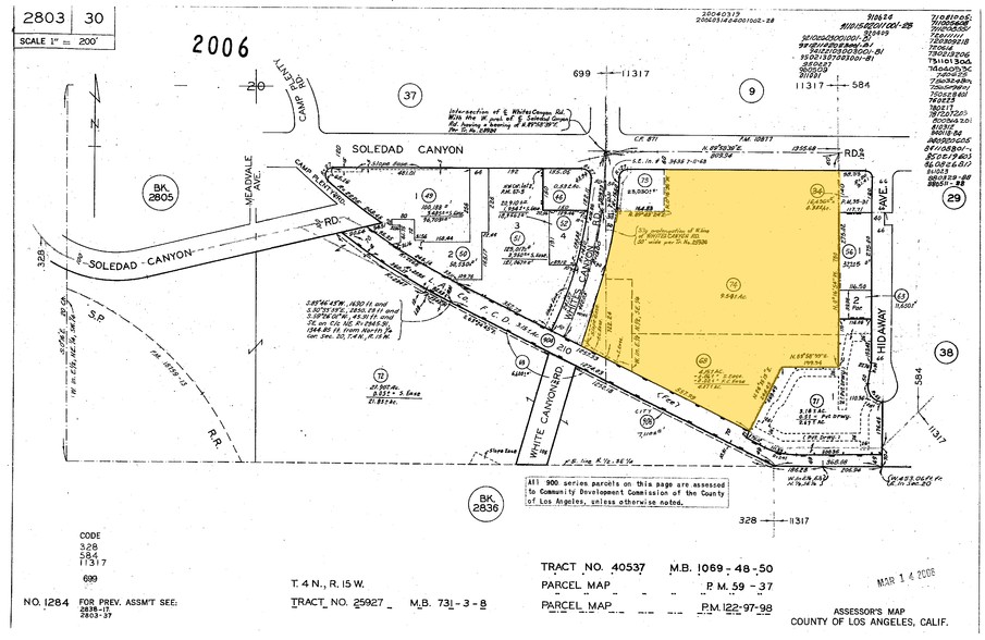 19120-19242 Soledad Canyon Rd, Santa Clarita, CA for lease - Plat Map - Image 2 of 5