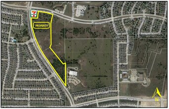 Westpoint Blvd, Fort Worth, TX - aerial  map view