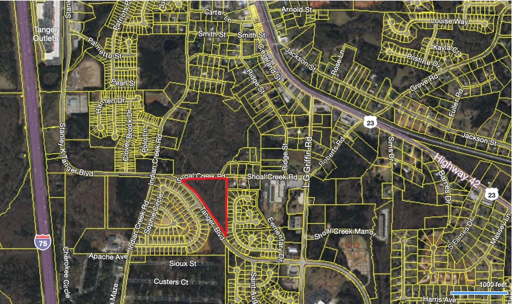 Tanger Blvd/ Shoal Creek, Locust Grove, GA 30248 11.72 AC 0 Tanger