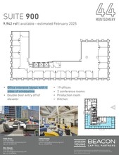 44 Montgomery St, San Francisco, CA for lease Floor Plan- Image 1 of 1