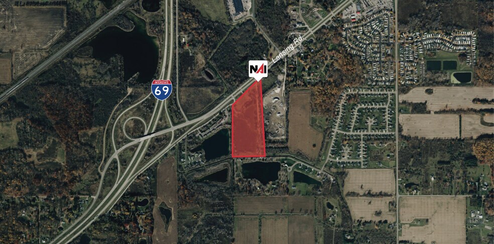 6482 Lansing Rd, Charlotte, MI for sale - Aerial - Image 1 of 1