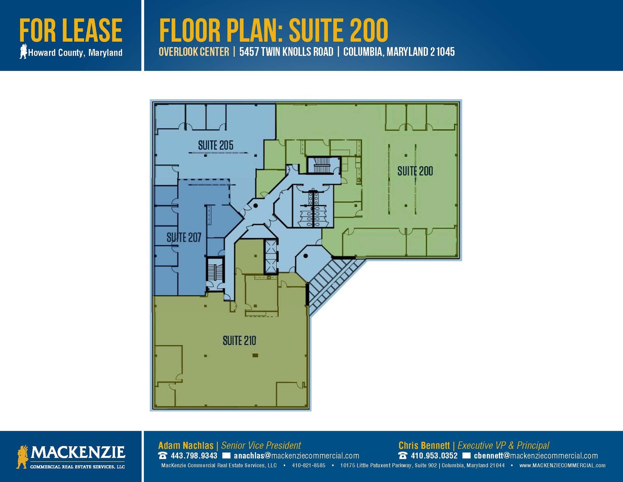 5457 Twin Knolls Rd, Columbia, MD for lease Floor Plan- Image 1 of 1