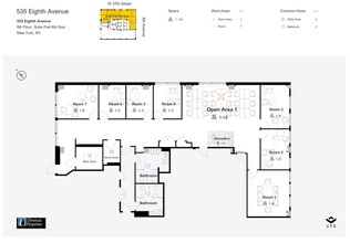 535 Eighth Ave, New York, NY for lease Floor Plan- Image 1 of 4