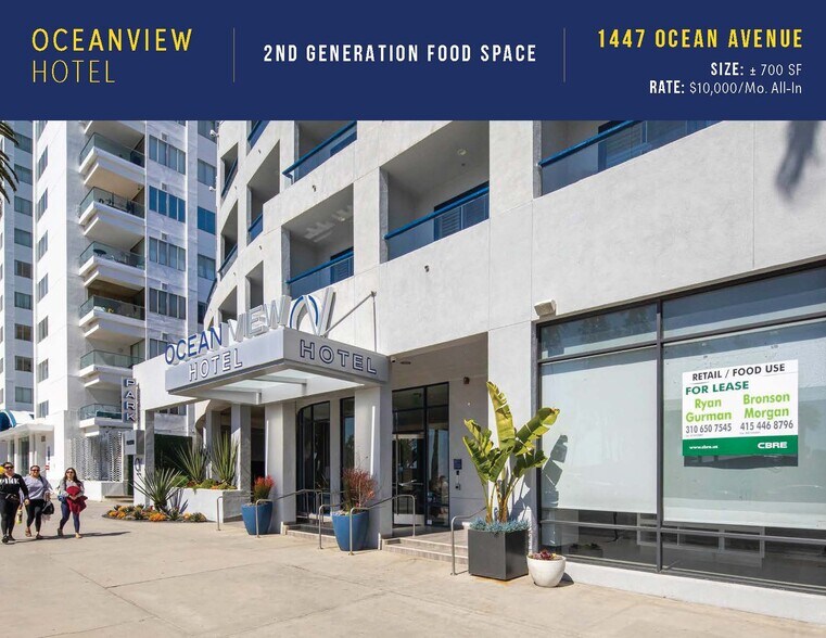 1447 Ocean Ave, Santa Monica, CA for lease - Building Photo - Image 2 of 11