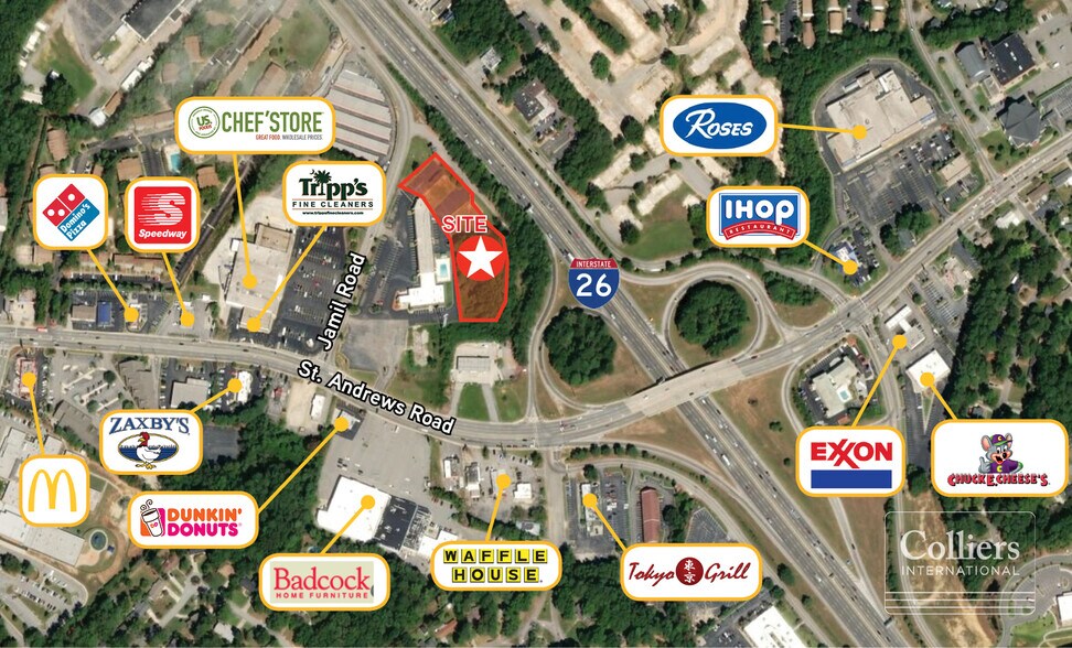 Jamil Rd, Columbia, SC for sale - Aerial - Image 1 of 1