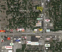 6100 Nieman Rd, Shawnee, KS - AERIAL  map view