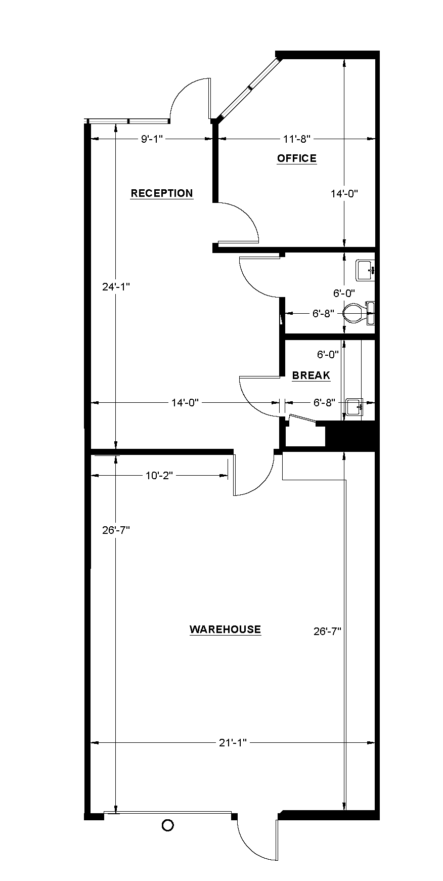 6627 S 191st Pl, Kent, WA for lease Floor Plan- Image 1 of 1