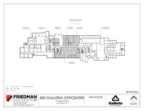 300 Galleria Officentre, Southfield, MI for lease Floor Plan- Image 2 of 2